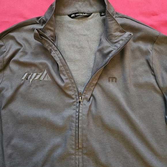 New Men's TravisMathews Surfside Full-Zip Long Sleeve Shirt Size L - Picture 4 of 8